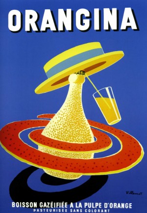 Orangina Vintage Poster